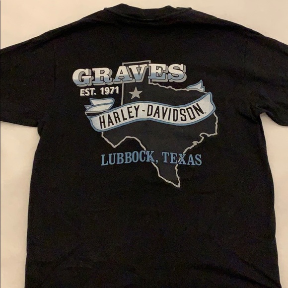 Vintage Texas Harley Davidson Wolf T-shirt - Picture 4 of 6